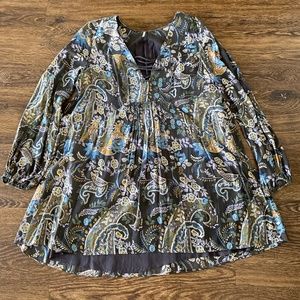 Free People paisley mini dress